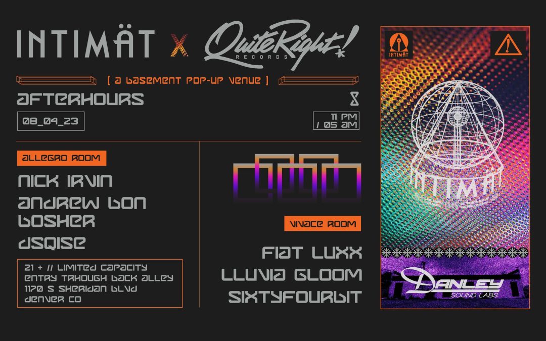 Intimat x Quite Right Afters